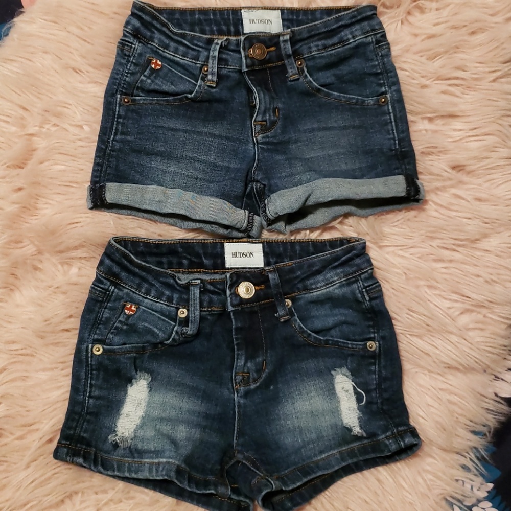 Girl's jeans shorts HUDSON size 8